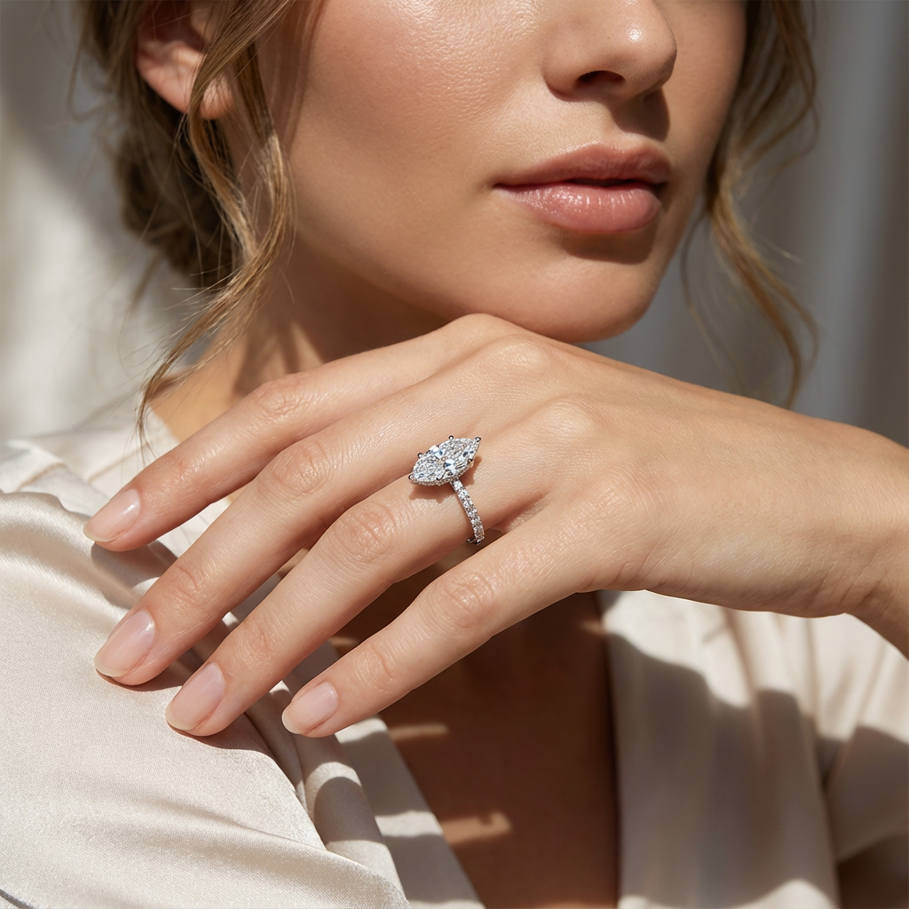 ラボグロウンダイヤモンド 3.10CT/VVS2ペアシェイプカット 【公式通販】