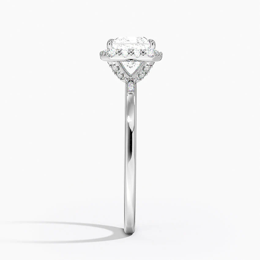 エターナルシャイン ラウンドカット ヘイローリング｜ラボグロウンダイヤ｜GEMIKA