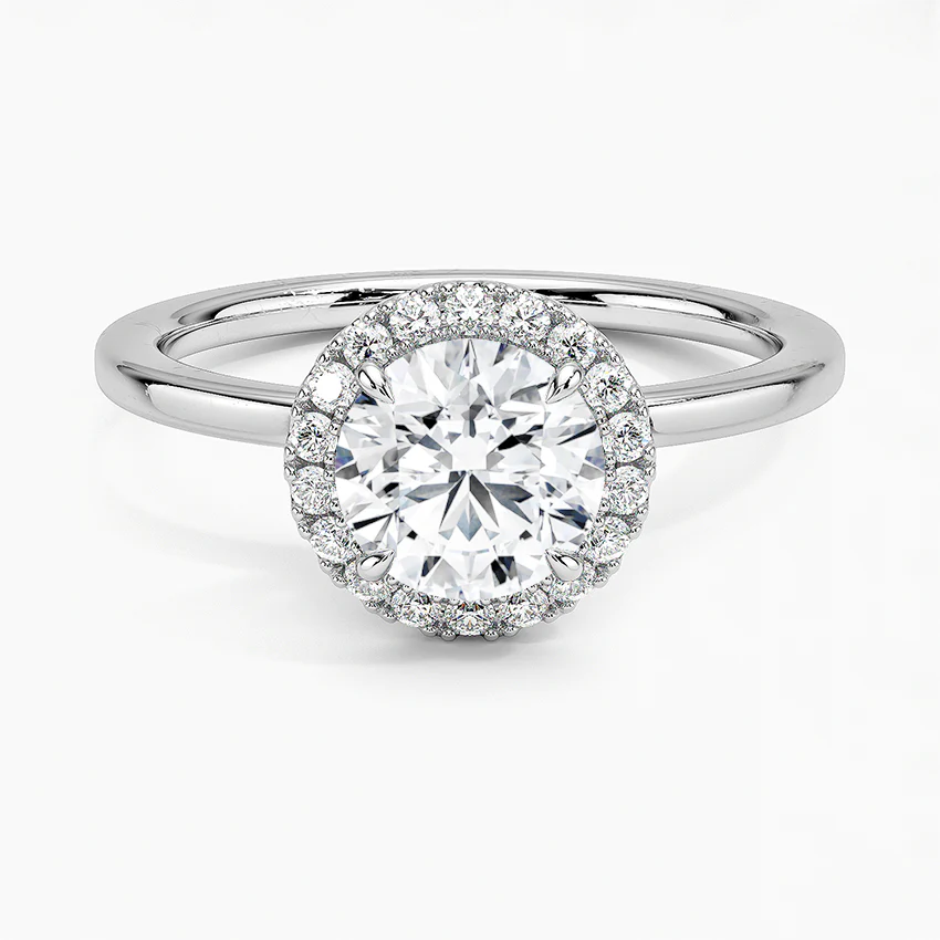 エターナルシャイン ラウンドカット ヘイローリング｜ラボグロウンダイヤ｜GEMIKA