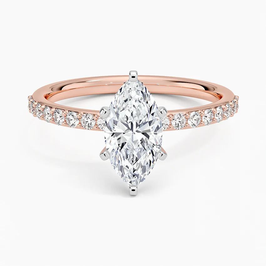 スターライト・プレリュード マーキスカット パヴェリング｜ラボグロウンダイヤ｜GEMIKA