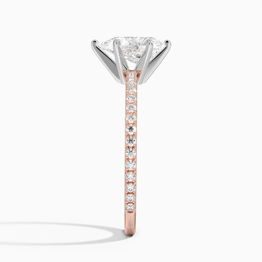 スターライト・プレリュード ペアシェイプカット パヴェリング｜ラボグロウンダイヤ｜GEMIKA