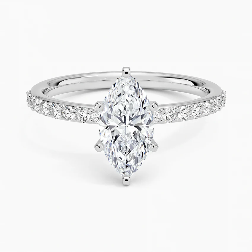 スターライト・プレリュード マーキスカット パヴェリング｜ラボグロウンダイヤ｜GEMIKA